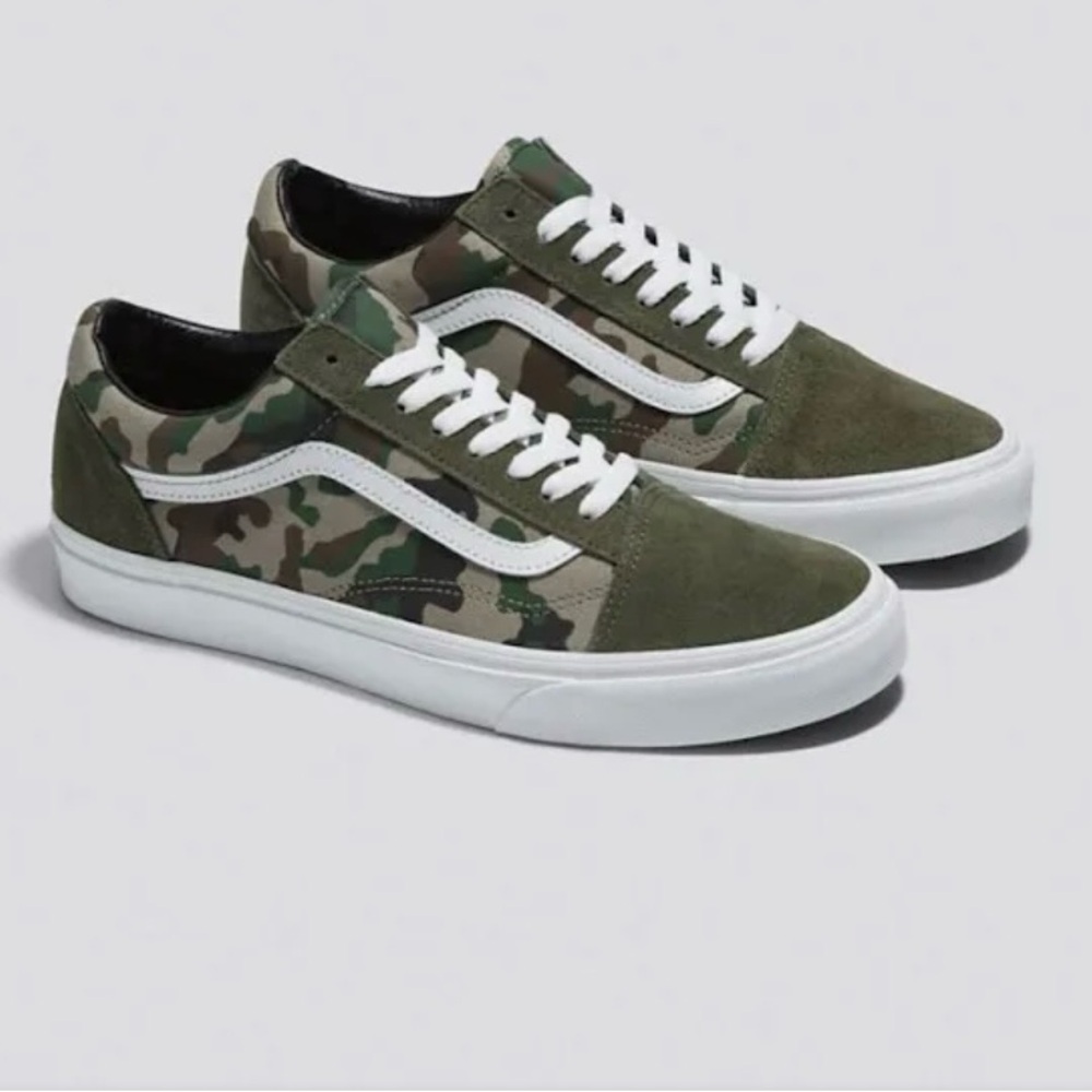 NWOT Camouflage Vans